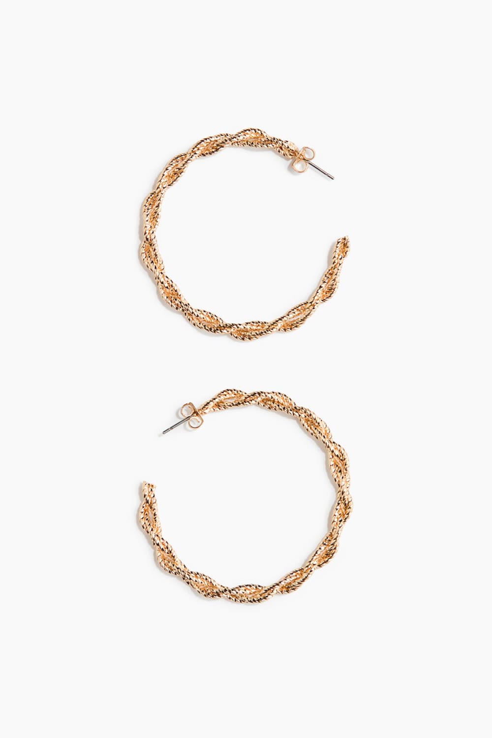 Twisted Hoop Earrings