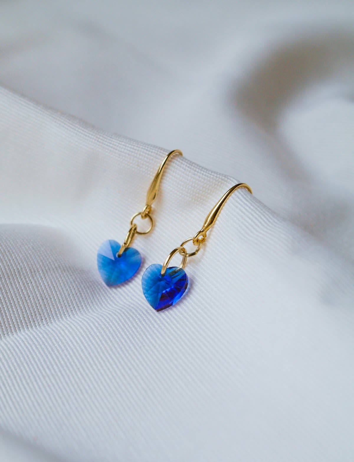 Gold earrings